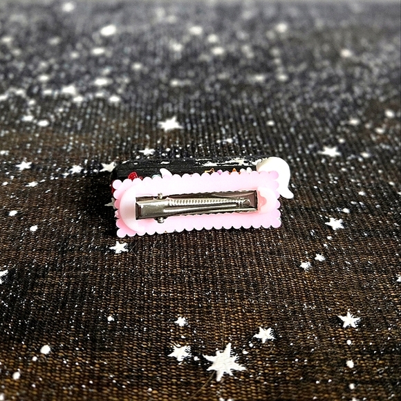 Custom My Little Pony Pink 2 Piece Hair Clip Set - Picture 3 of 3